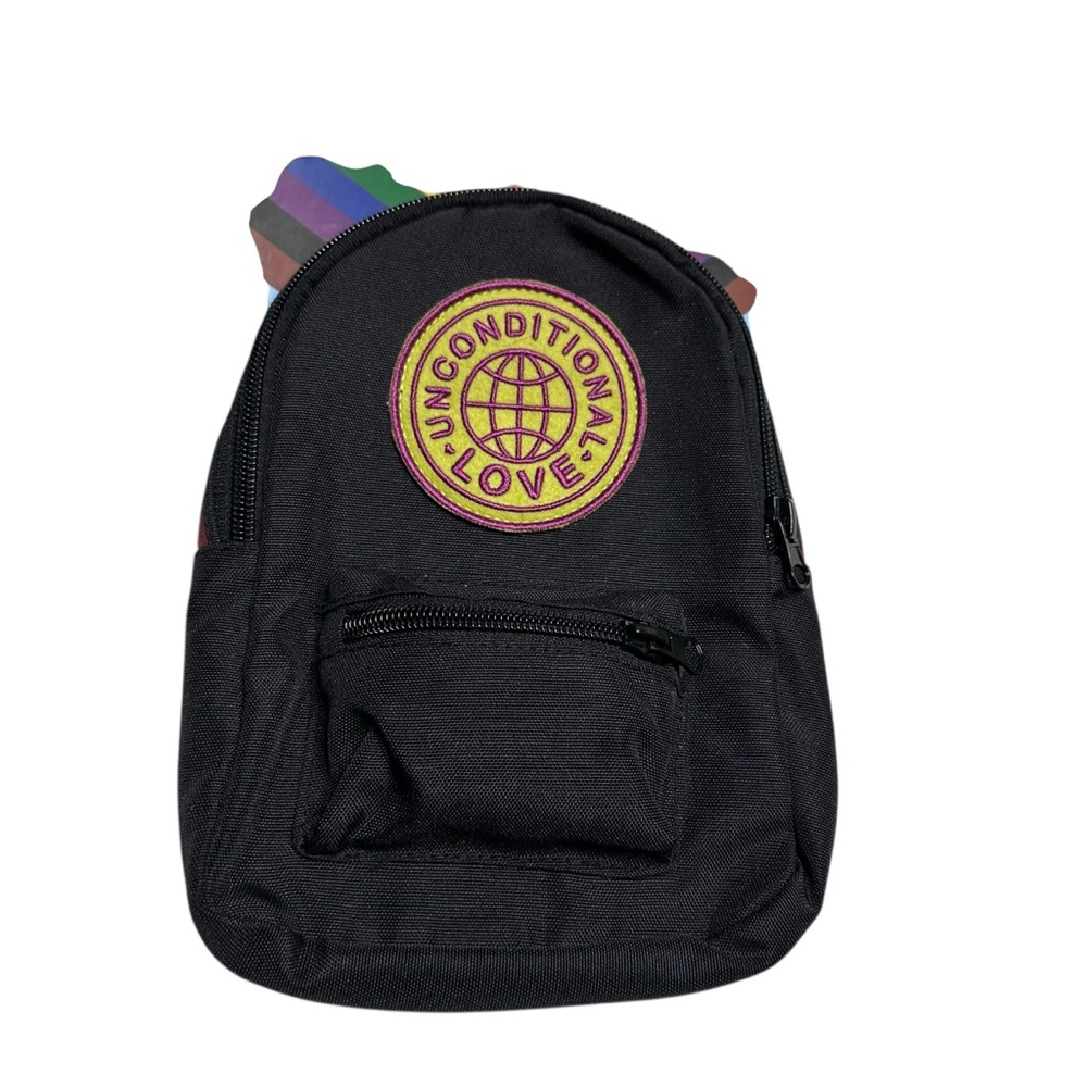 Pets backpack harness XXS‎ / XS Unconditional Love Black pet Backpack